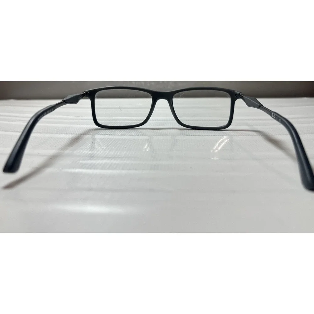 RAY-BAN RB7023 55-17 145mm Matte Black/Grey Eyeglasses Frames Only